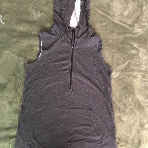 Nike cutoff hoodie
